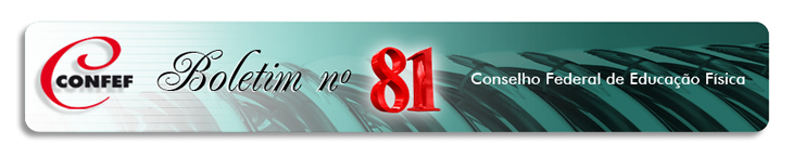 Boletim Eletrônico             - CONFEF